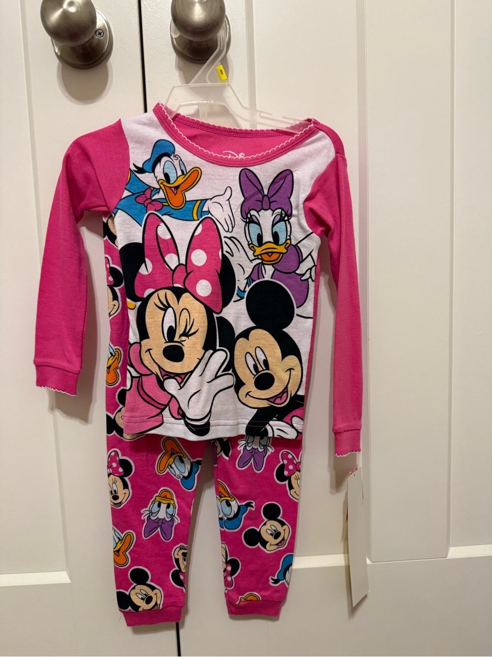 Disney Pink Minnie & Friends Long Sleeve Pajama Set